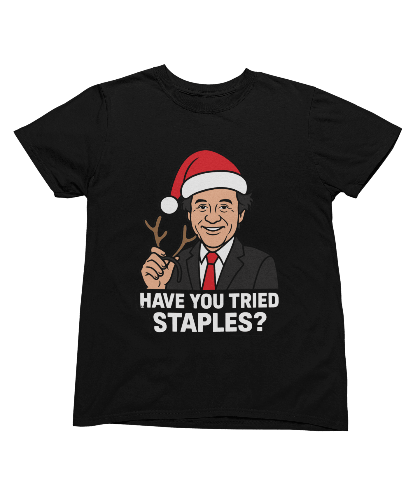 Blue t-shirt with Bill Murray Scrooged Christmas Sweatshirt & Parody