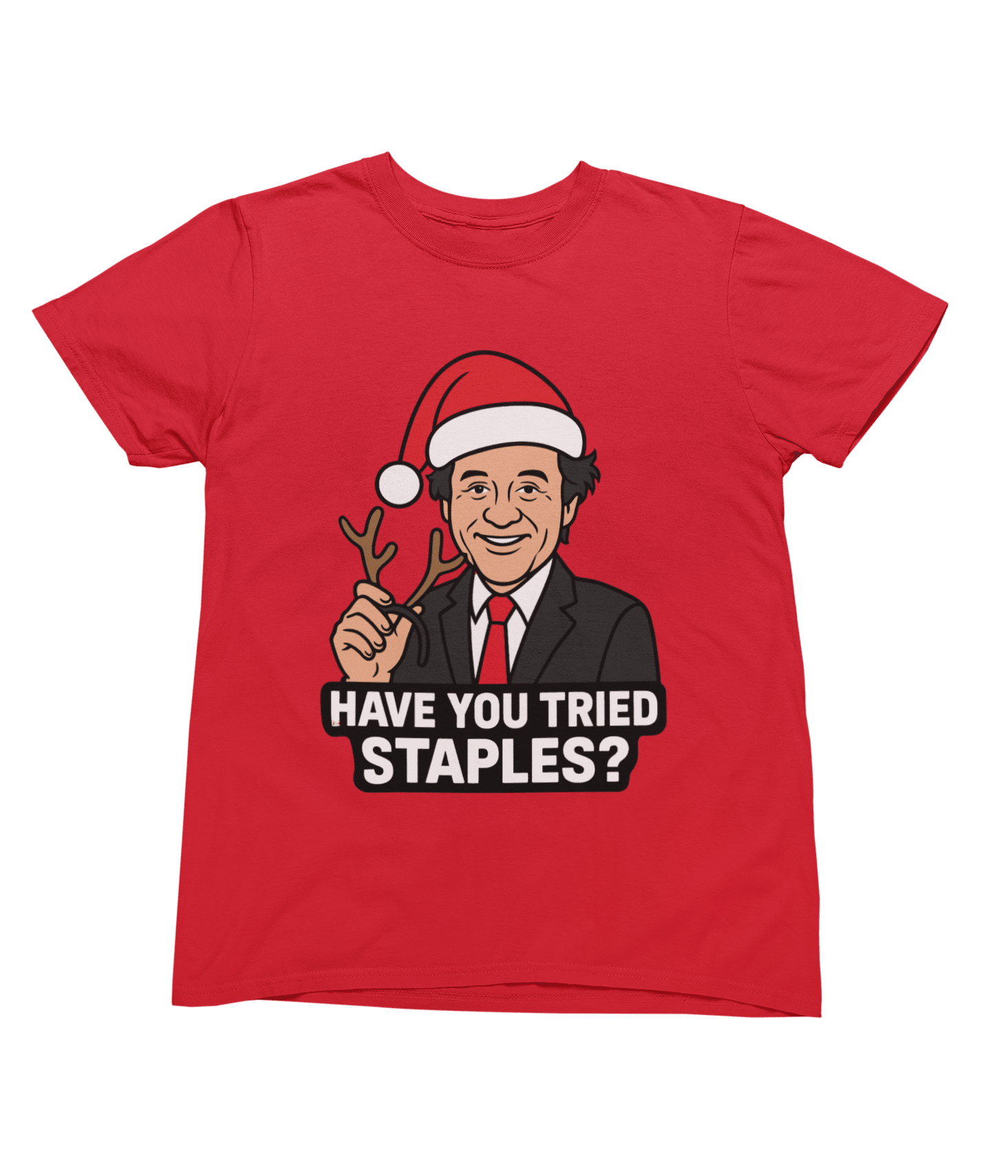 Black t-shirt with Bill Murray Scrooged Christmas Sweatshirt & Parody