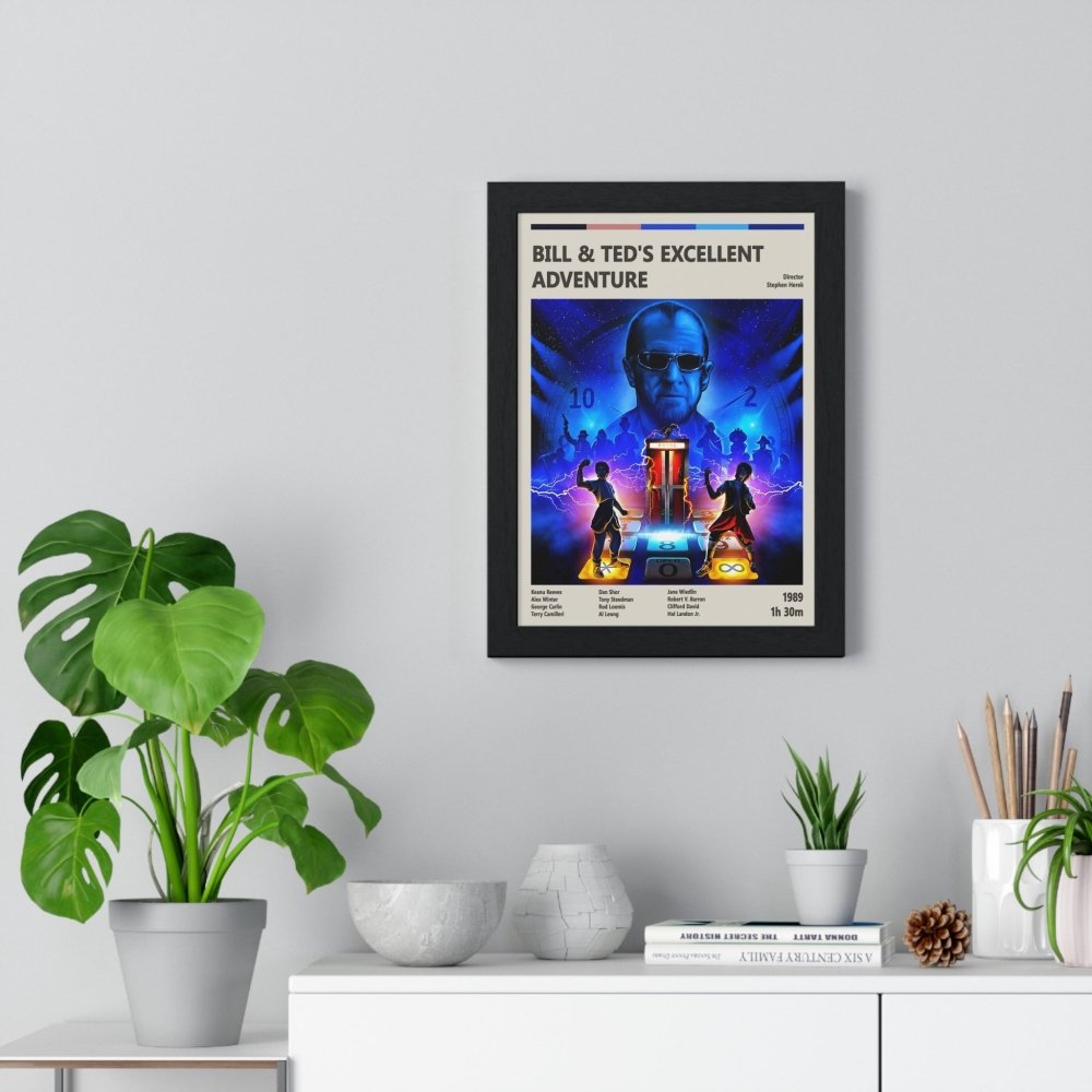 Bill & Ted's Excellent Adventure Info Movie Poster - Poster Kingz