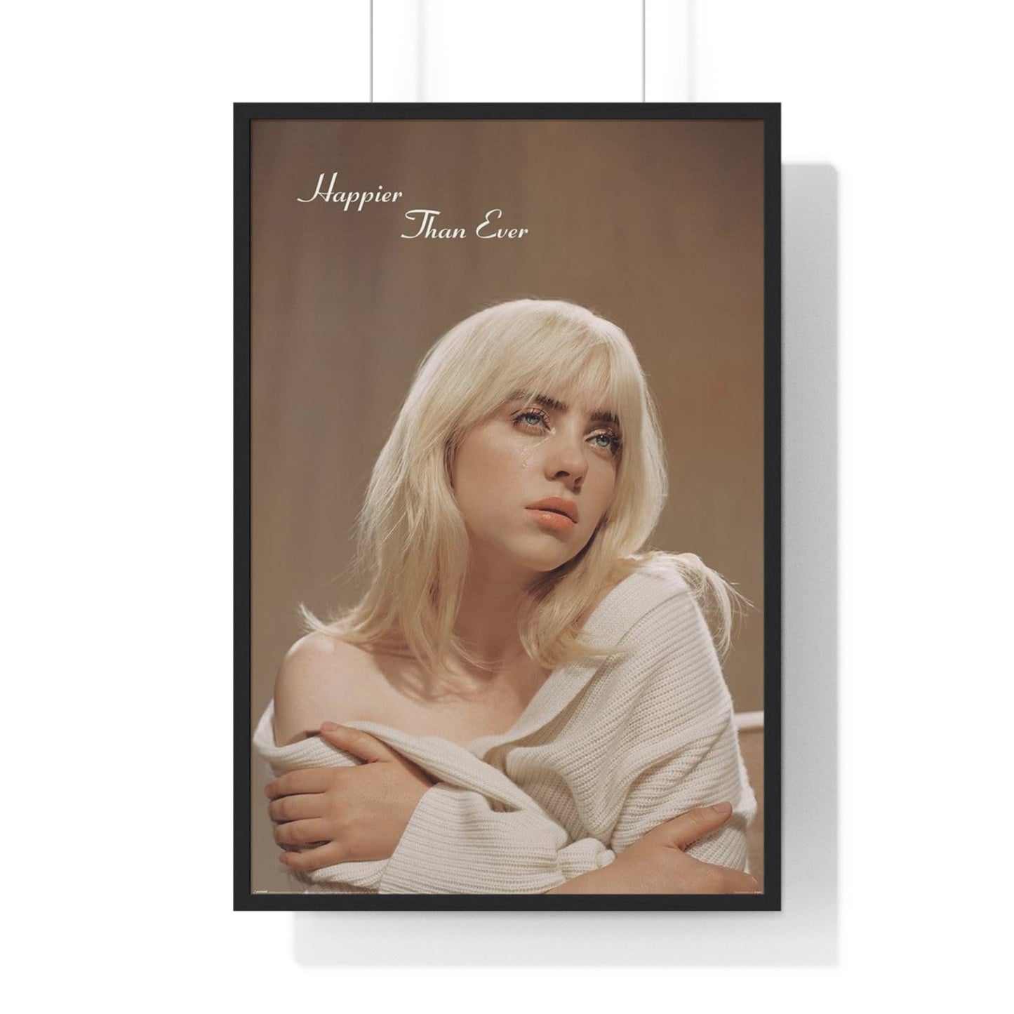 Framed Billie Eilish Happier Than Ever Album Artwork maxi poster