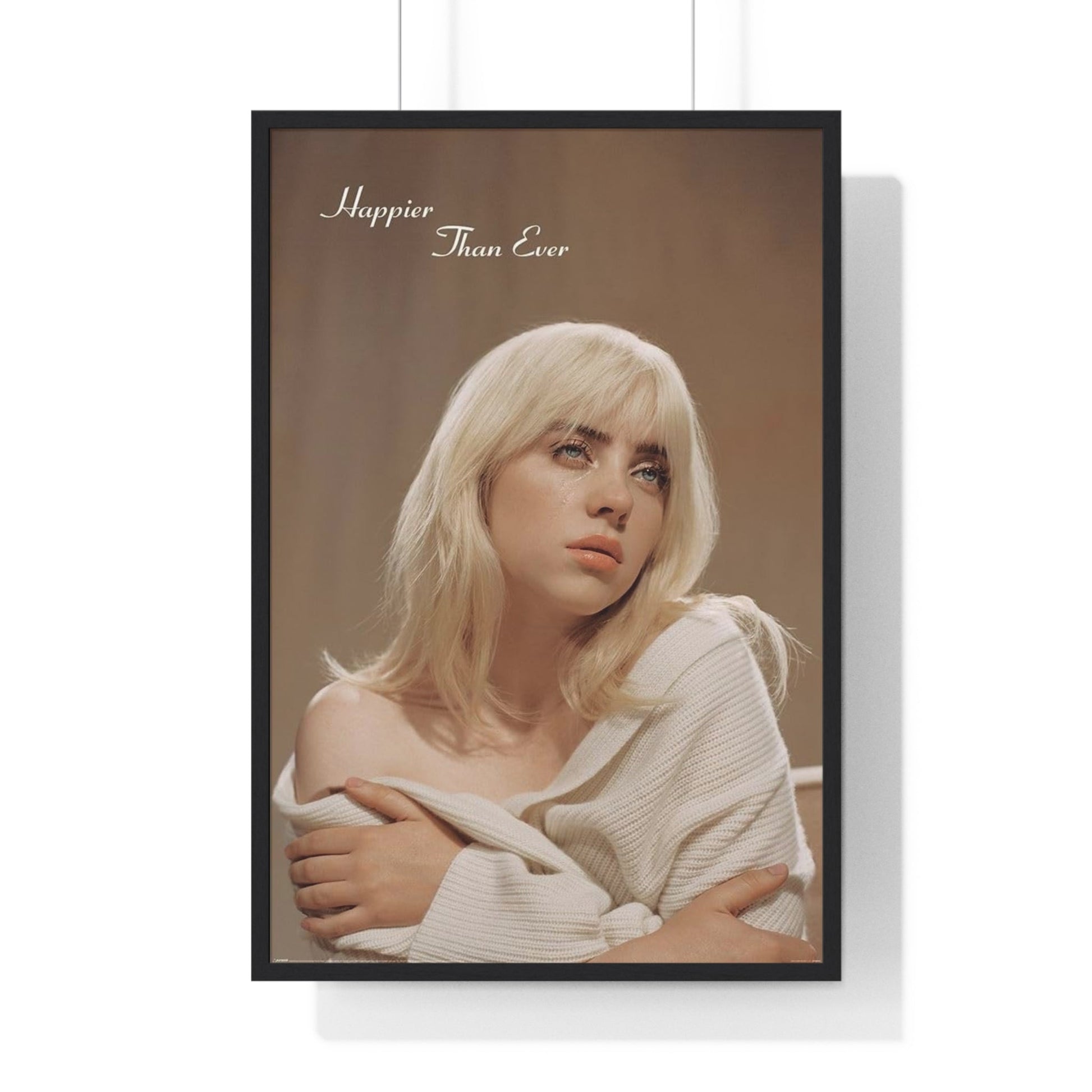 Framed Billie Eilish Happier Than Ever Album Artwork maxi poster