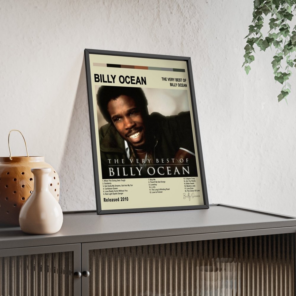 Billy Ocean - The Very Best Of Billy Ocean Album Poster - Poster Kingz