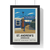 Framed Birmingham City St Andrew's Stadium poster