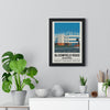 Framed Blackpool Bloomfield Road Stadium poster