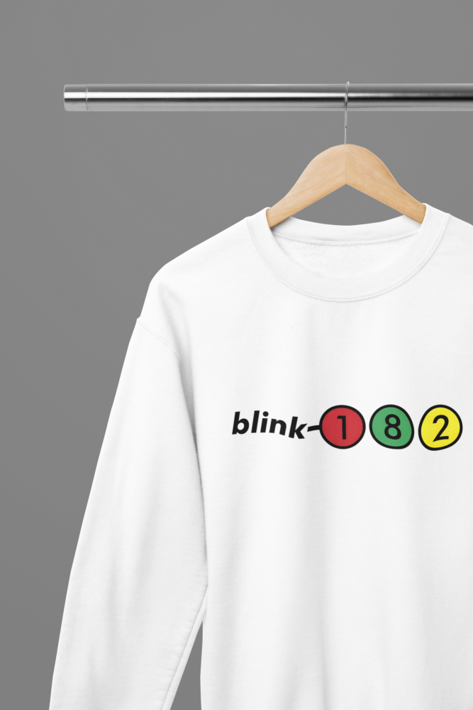 Blink 182 Music T-Shirt/Sweatshirt - Poster Kingz - S - Sweatshirt - White