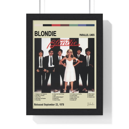 Blondie - Parallel Lines Album Cover Poster - Poster Kingz - A5 (unframed) - Vintage - 