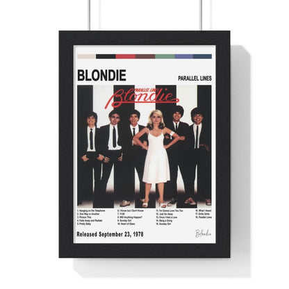 Blondie - Parallel Lines Album Cover Poster - Poster Kingz - A5 (unframed) - White - 