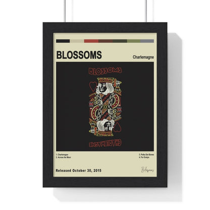 Blossoms Album Cover Poster - Poster Kingz - A5 (unframed) - Charlemagne - Vintage