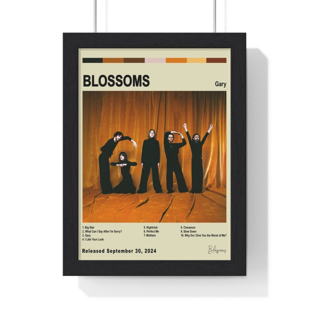 Blossoms Album Cover Poster - Poster Kingz - A5 (unframed) - Gary - Vintage