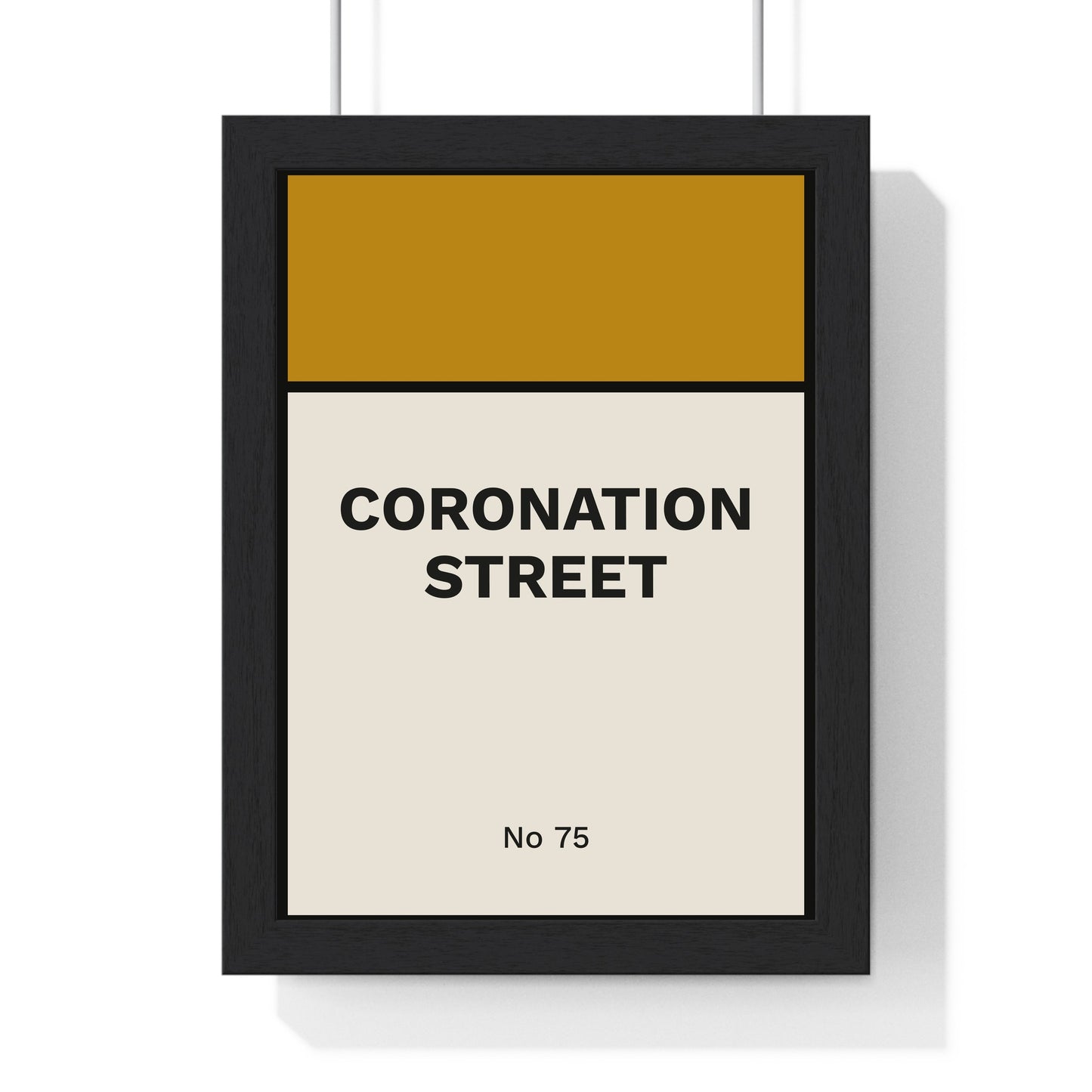 Personalised Street Sign Print | Custom Monopoly Style Poster