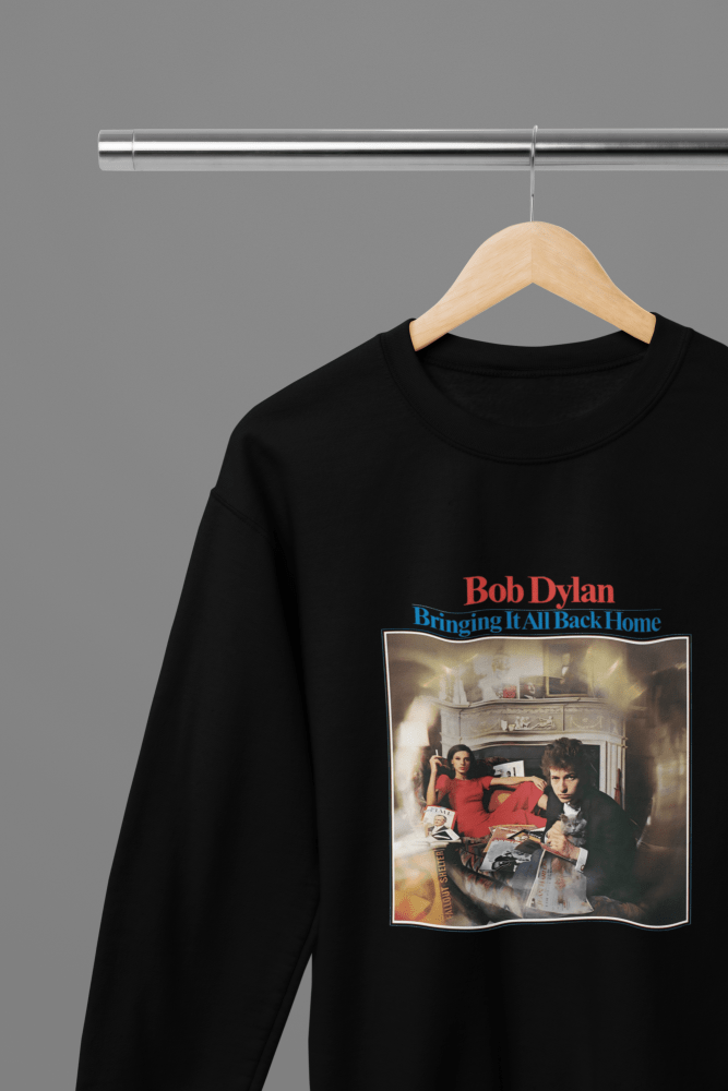 Bob Dylan - Bringing It All Back Home T-Shirt/Sweatshirt - Poster Kingz - S - Sweatshirt - Black