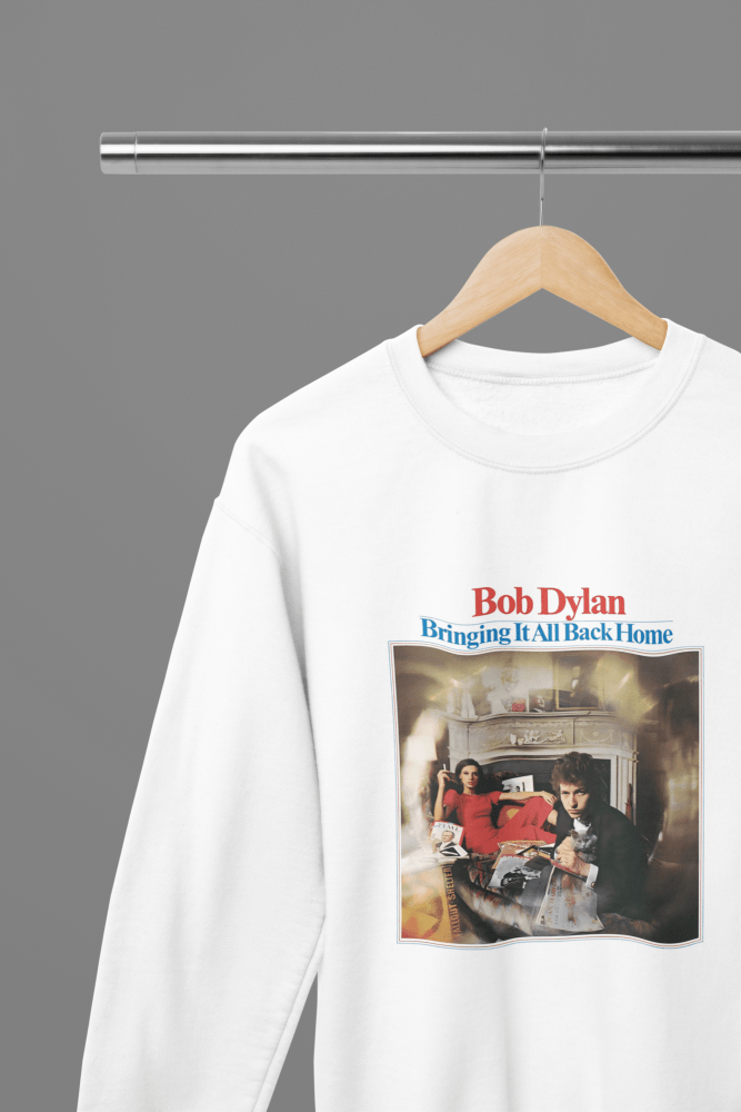 Bob Dylan - Bringing It All Back Home T-Shirt/Sweatshirt - Poster Kingz - S - Sweatshirt - White