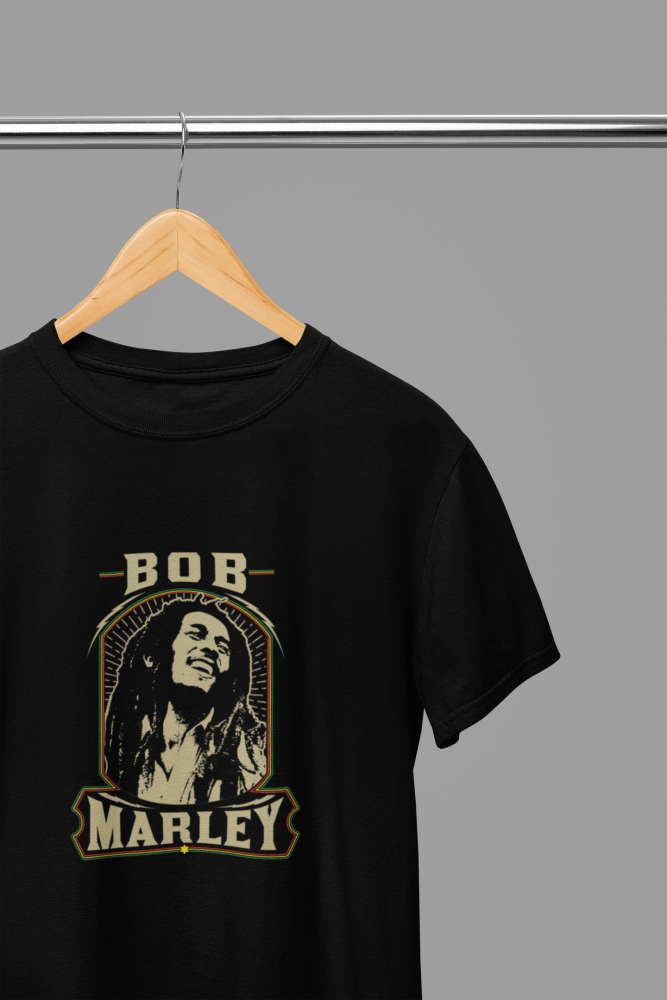 Bob Marley T-Shirt/Sweatshirt - Poster Kingz - S - T-Shirt - Black