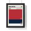 Boston Red Sox MLB Colour Swatch Print