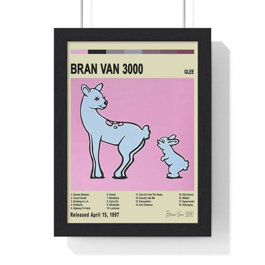 Bran Van 3000 - Glee Album Cover Poster - Poster Kingz - A5 (unframed) - Vintage - 