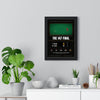 The 147 Final 2023 Snooker print framed on a living room wall