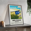 Framed Brighton Amex Stadium poster
