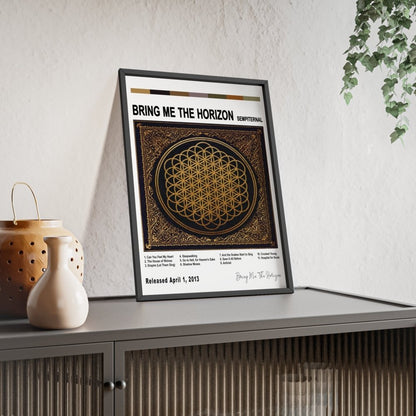 Bring Me The Horizon - Sempiternal Album Cover Poster - Poster Kingz - A5 (unframed) - White - 