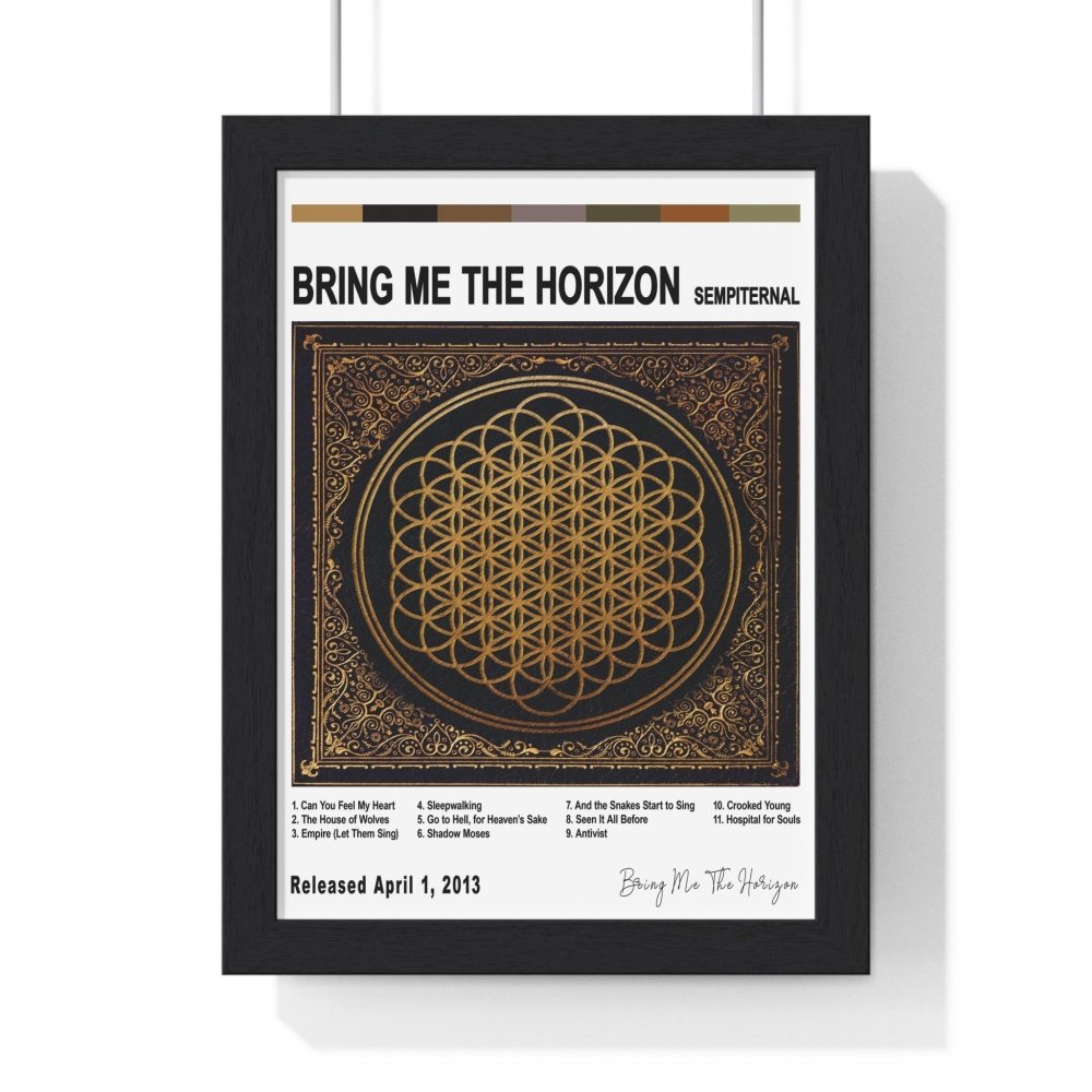 Bring Me The Horizon - Sempiternal Album Cover Poster - Poster Kingz - A5 (unframed) - White - 