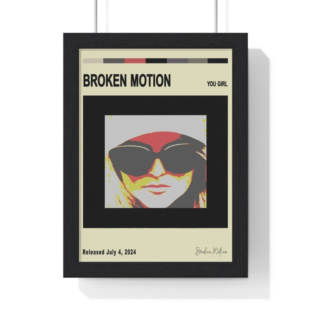 Broken Motion Album Cover Poster - Poster Kingz - A5 (unframed) - Vintage - 