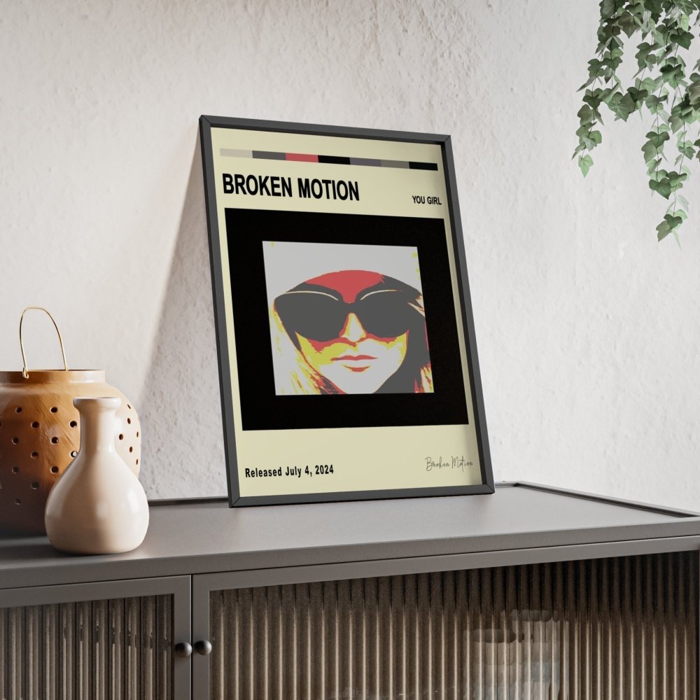 Broken Motion Album Cover Poster - Poster Kingz - A5 (unframed) - White - 