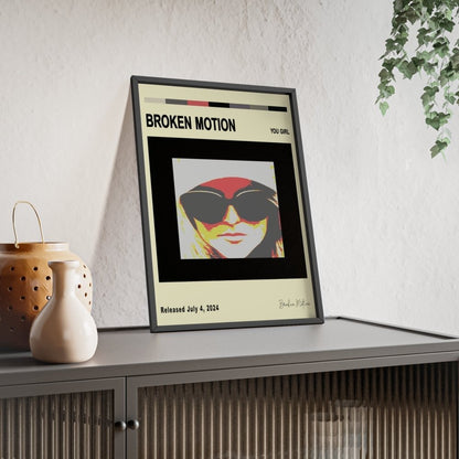 Broken Motion Album Cover Poster - Poster Kingz - A5 (unframed) - White - 