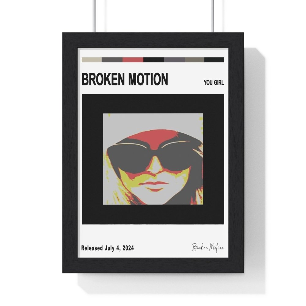 Broken Motion Album Cover Poster - Poster Kingz - A5 (unframed) - White - 