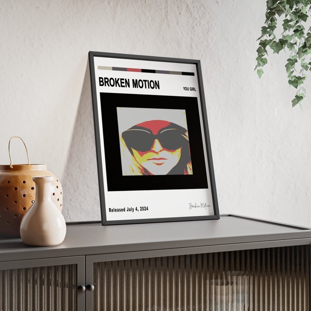 Broken Motion Album Cover Poster - Poster Kingz - A5 (unframed) - White - 