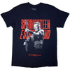 Navy t-shirt with Bruce Springsteen Unisex - Tour '24 Guitar Photo (Navy Blue) Official Merch