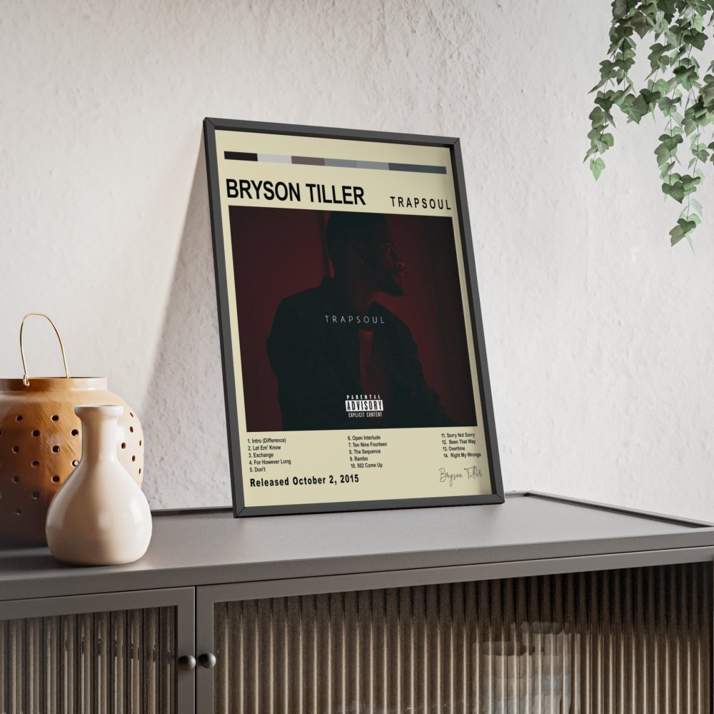 Bryson Tiller - T R A P S O U L Album Poster - Poster Kingz