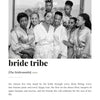 Personalised Bride Tribe Print - design detail