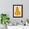 Framed Butternut Squash Kitchen Print - Autumn Vegetable print