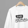 Black t-shirt with Bye Felicia Quote Friday Movie /Sweatshirt front view