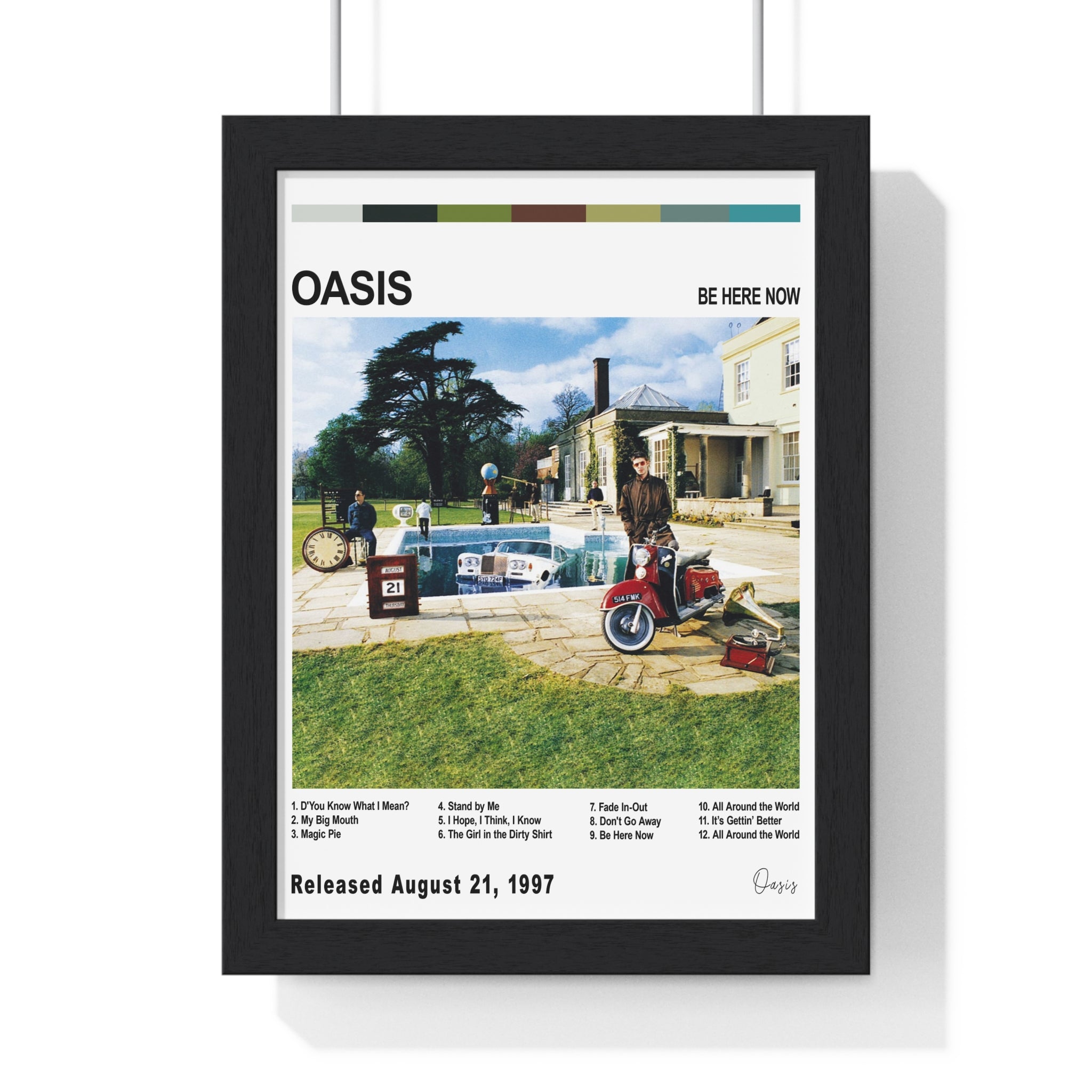 Oasis Album Poster