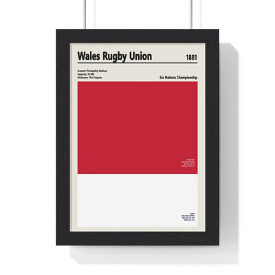 Wales Rugby Union Colour Poster Poster Kingz