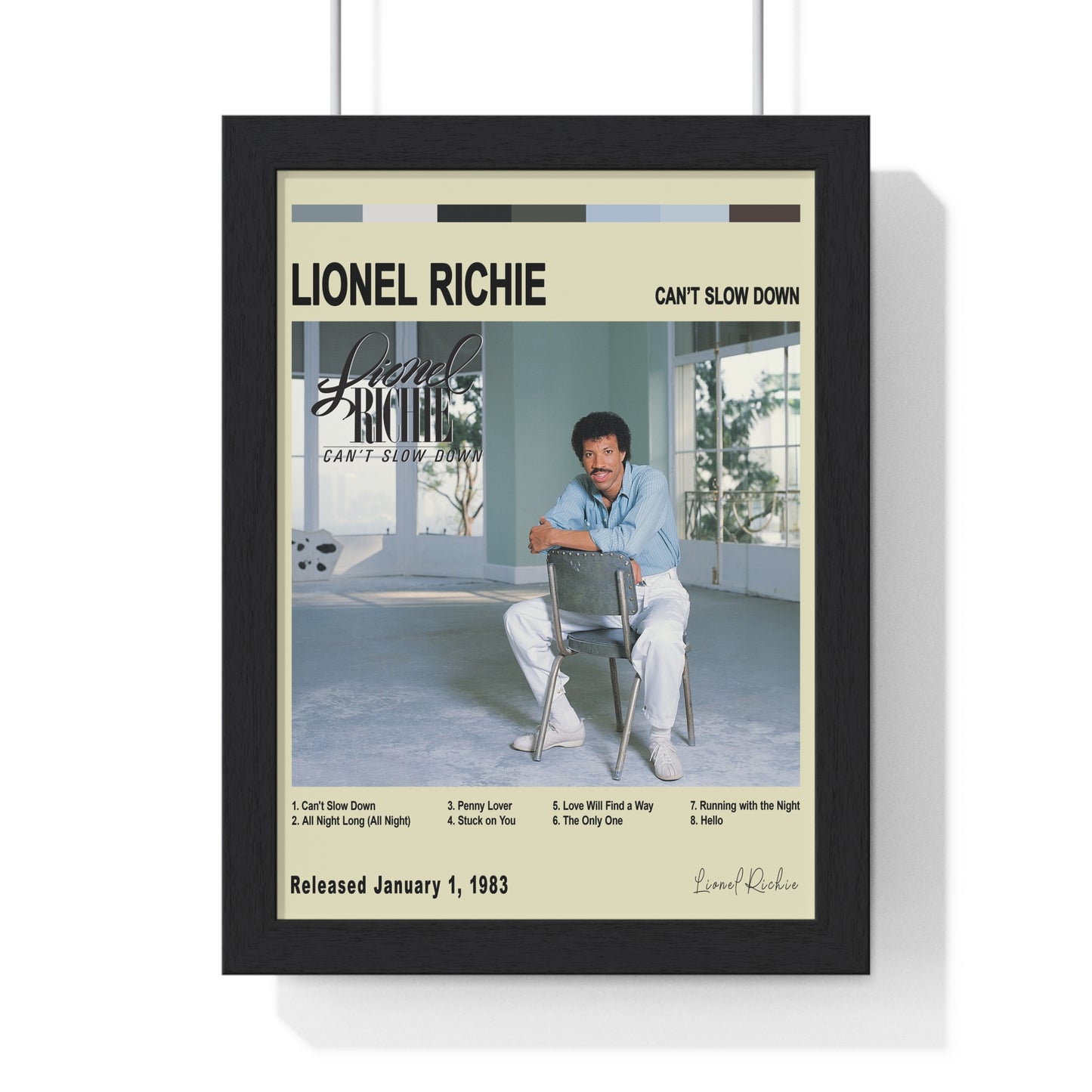 Lionel Richie - Can’t Slow Down Album Poster