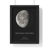Personalised moon phase birthday gift print with birth date
