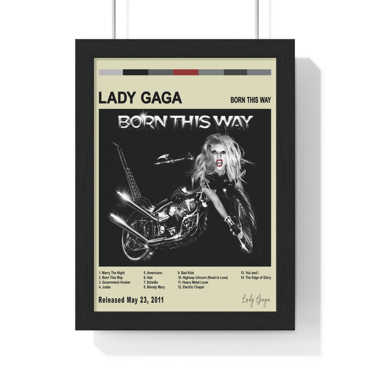 Lady Gaga - Born This Way Album Poster