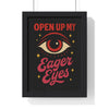 Eager Eyes Lyric Wall Art Print