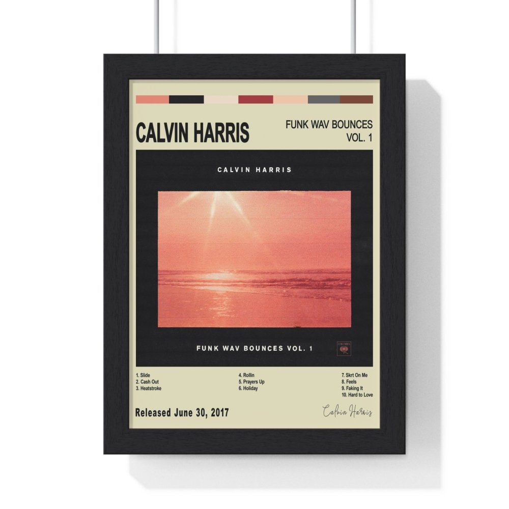 Calvin Harris - Funk Wav Bounces Album Poster - Poster Kingz