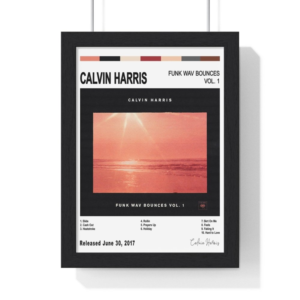 Calvin Harris - Funk Wav Bounces Album Poster - Poster Kingz