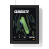 Carnoustie 16th Hole print framed in a black frame, ready to hang
