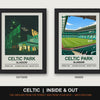 Celtic Inside & Out Stadium Set | Celtic Park + Inside Stadium Prints