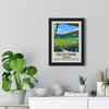 Celtic Celtic Park print framed on a living room wall