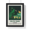 Framed Celtic Park Stadium poster