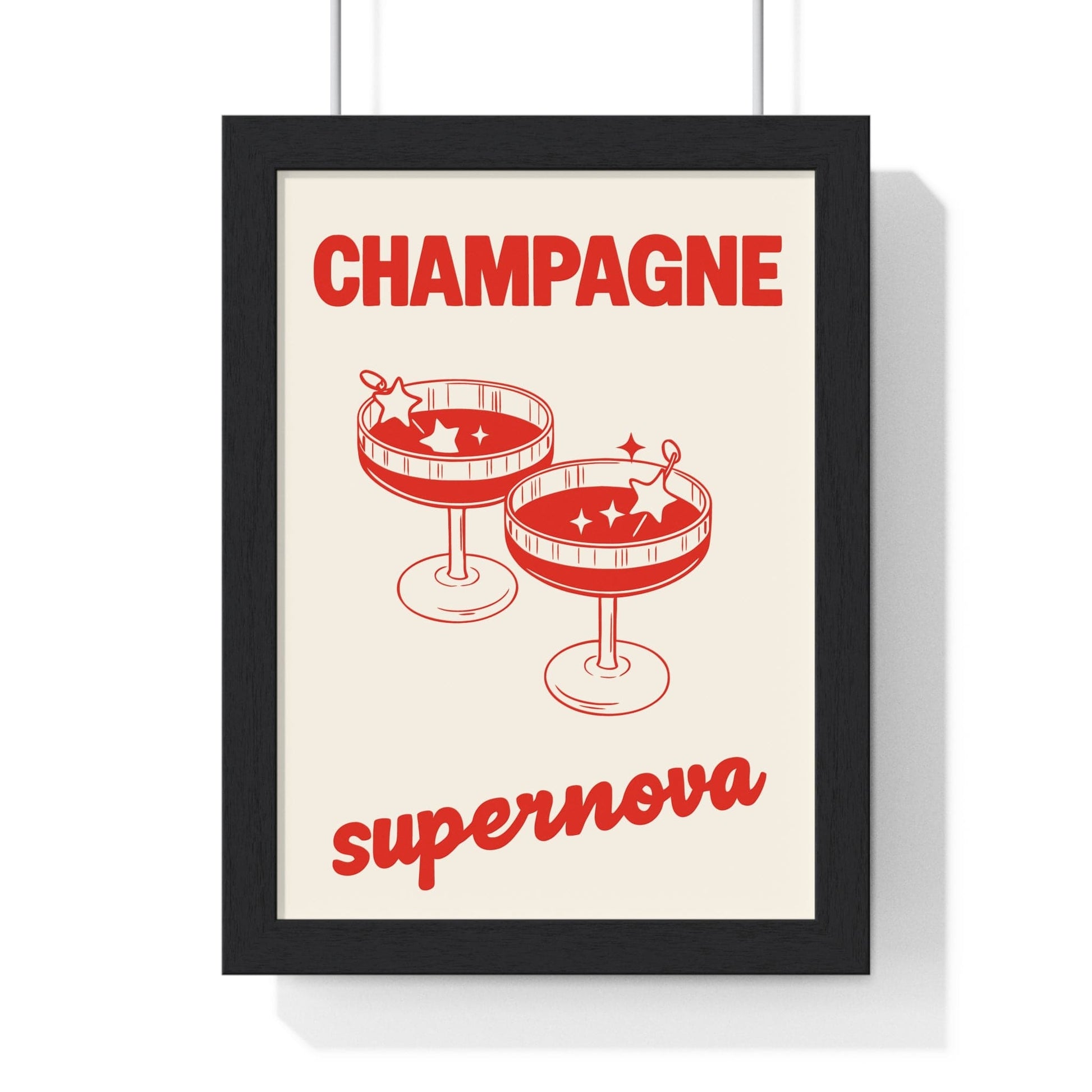 Champagne Supernova Poster | Oasis Inspired Lyric Wall Art - Poster Kingz - A5 (unframed) - 