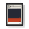 Chicago Bears Colour Swatch Print