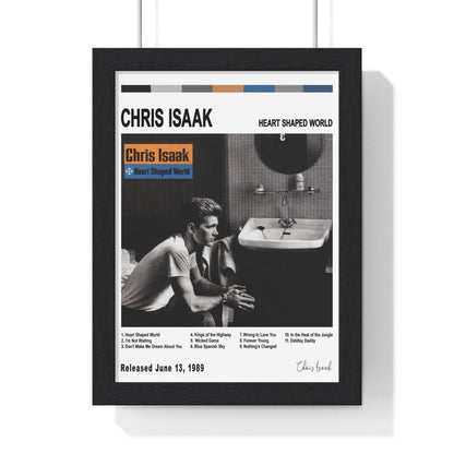 Chris Isaak - Heart Shaped World Album Cover Poster - Poster Kingz