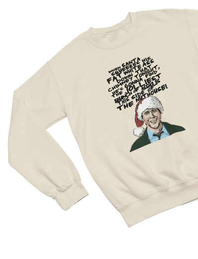 Beige t-shirt with Christmas Vacation Clark Griswold Sweater