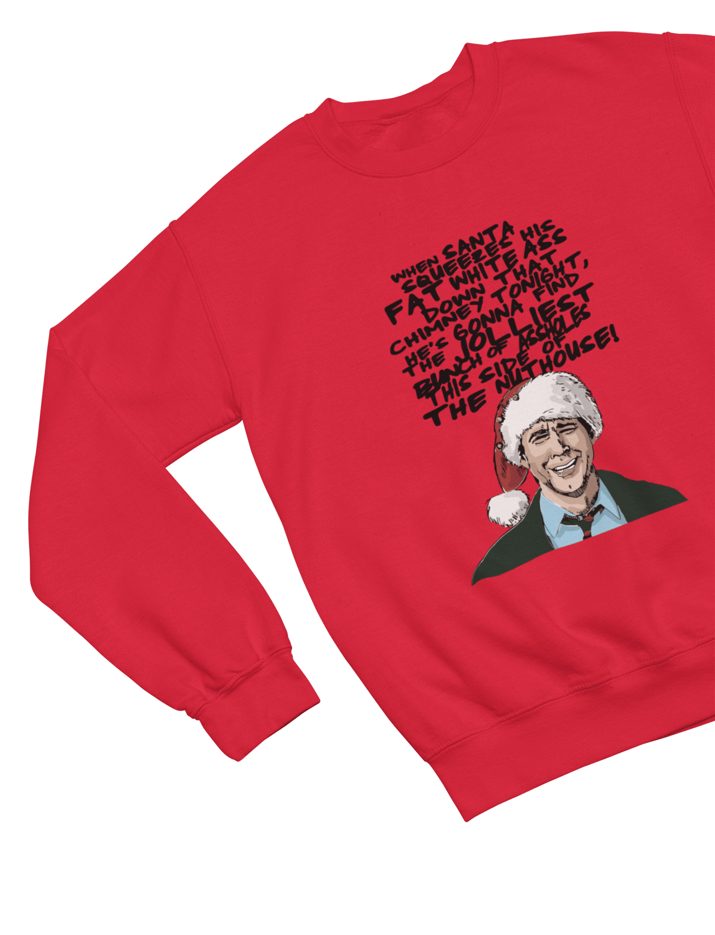 Beige t-shirt with Christmas Vacation Clark Griswold Sweater